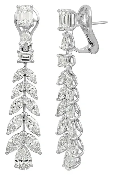 Bony Levy Collector's Statement Diamond Drop Earrings In 18k White Gold