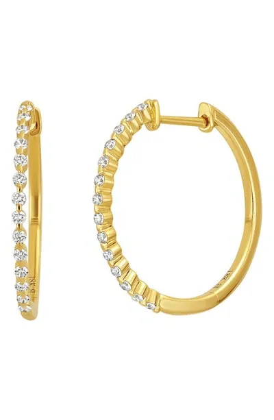 Bony Levy Liora Diamond Hoop Earrings In 18k Yellow Gold