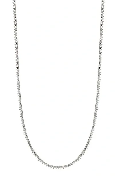 Bony Levy Audrey Diamond Tennis Necklace In 18k White Gold