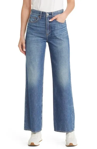 Rag & Bone Logan Dana Point Wide Leg Jean In Blue