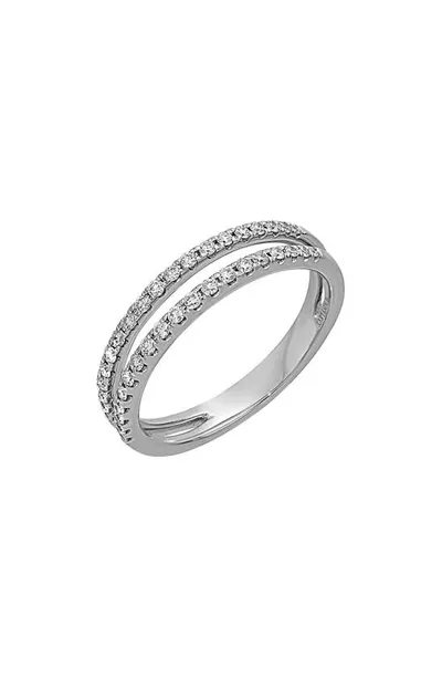 Bony Levy Bardot Diamond Stack Ring In 18k White Gold