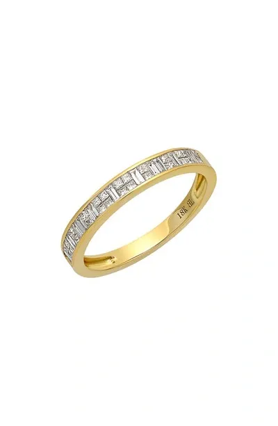 Bony Levy Gatsby Diamond Stacking Ring In 18k Yellow Gold