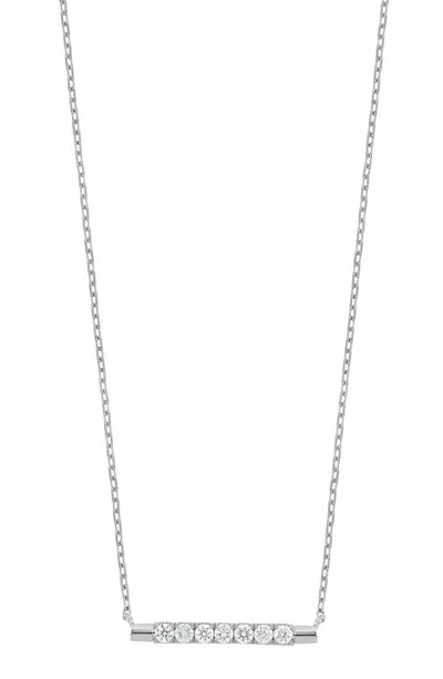 Bony Levy Audrey Diamond Bar Pendant Necklace In 18k White Gold