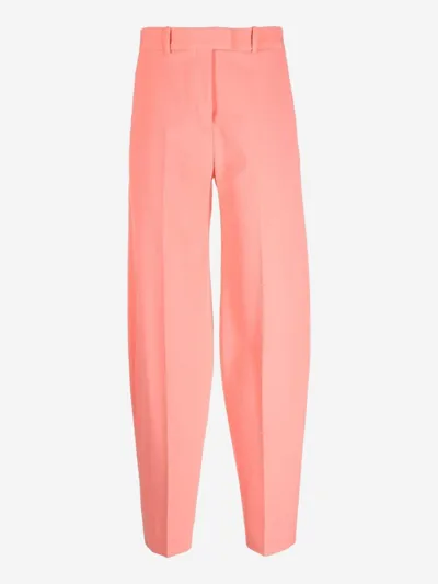 Attico Jagger Viscose-blend Trousers In Salmon