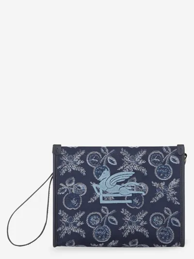 Etro Kosmetiktasche Mit Jacquardmuster In Multicolor