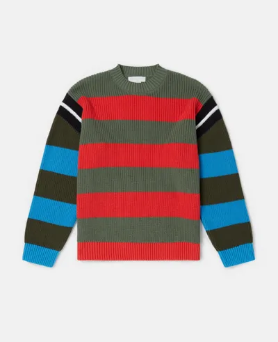 Stella Mccartney Striped Jumper In Multicolour