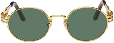 Jean Paul Gaultier Gold Burna Boy Edition 56-6106 Sunglasses