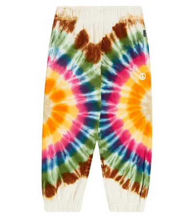 Molo Kids' Jogginghose Adan Aus Baumwoll-jersey In Multicoloured