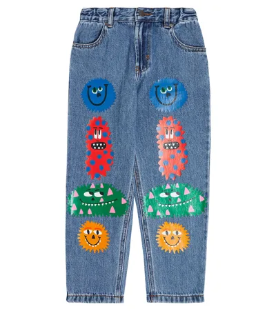 Stella Mccartney Kids' Bedruckte Jeans In Blue