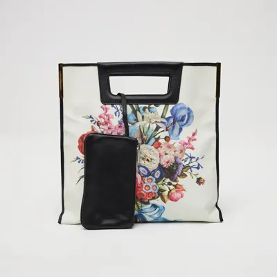 Emanuel Ungaro Floral Printed Briefcase In Multi