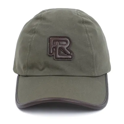 Ralph Lauren Purple Label Logo-patch Baseball Cap In Green