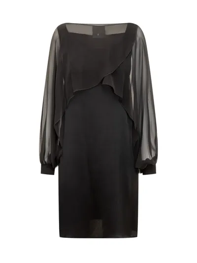 Alberta Ferretti Black Dress In Nero