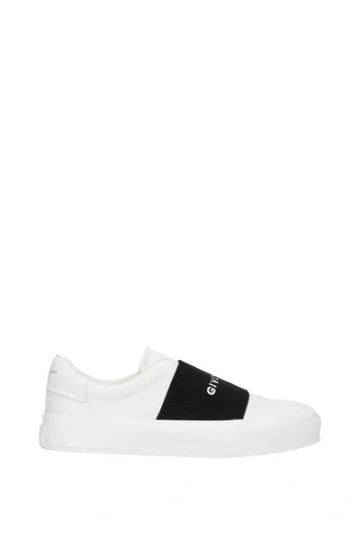 Givenchy City Sport Leather Sneaker In  White