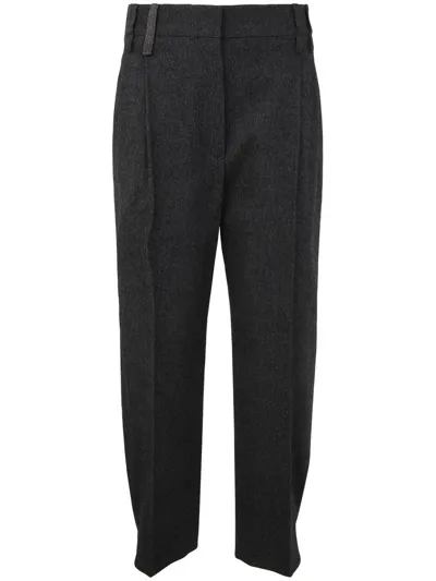 Brunello Cucinelli Regular Pants In Grey