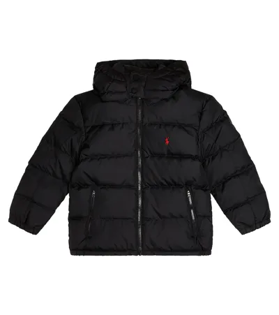 Polo Ralph Lauren Kids' Quilted Down Jacket In Black