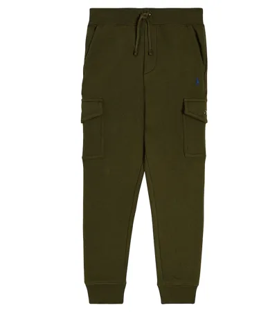 Polo Ralph Lauren Kids' Cotton-blend Fleece Sweatpants In Green