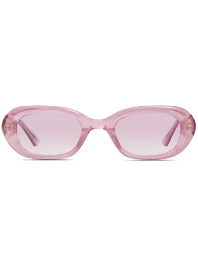 Gentle Monster Helix Sonnenbrille Mit Ovalem Gestell In Pink