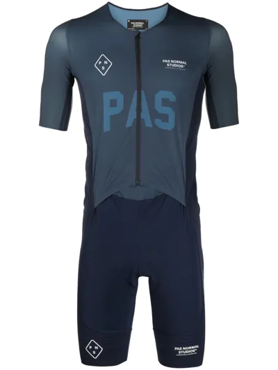 Pas Normal Studios Blue Pas Cycling Speedsuit