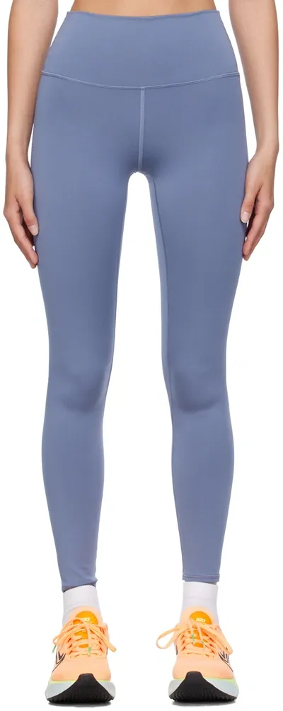 Alo Yoga Blue Airlift Leggings In Infinity Blue