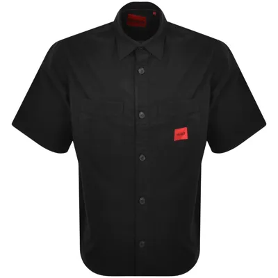 Hugo Short Sleeve Eratino Shirt Black