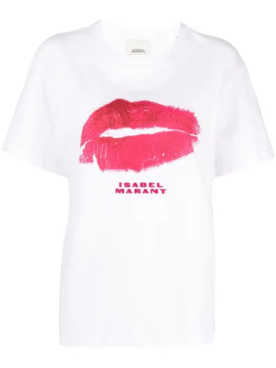 Isabel Marant Yates Cotton T-shirt In White