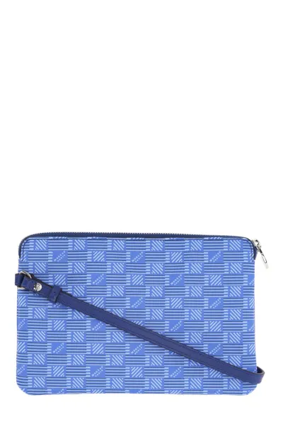 Moreau Monogram-print Clutch Bag In Blue