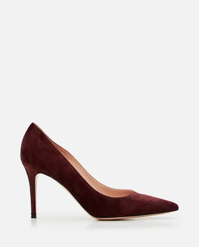 Gianvito Rossi Gianvito 85mm Suede Pumps In Red