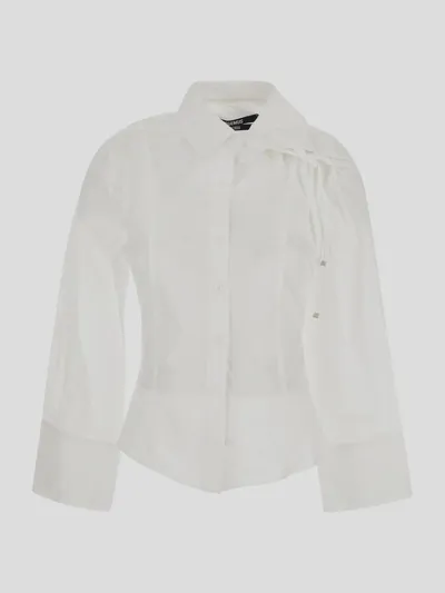 Jacquemus La Chemise Ruban Hourglass Shirt In White