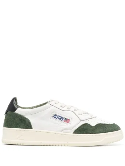 Autry Logo-patch Low-top Sneakers In White