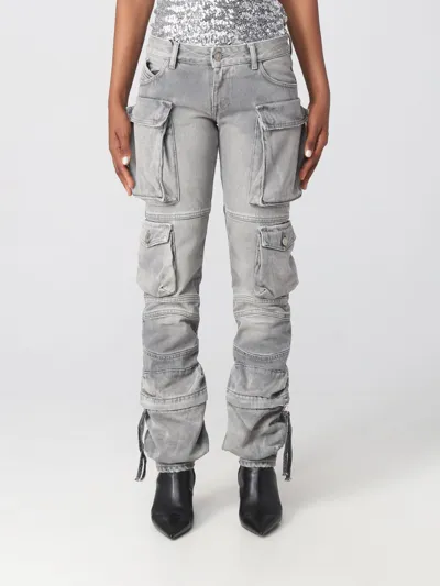 Attico Jeans The  Damen Farbe Grau In Grey