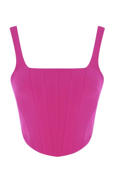 The New Arrivals Ilkyaz Ozel Marie A. Corset Top In Pink