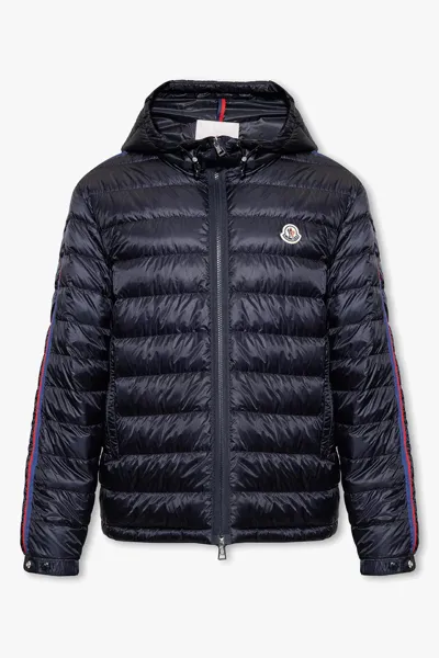 Moncler Agout Jacket Wintercoat In Blue