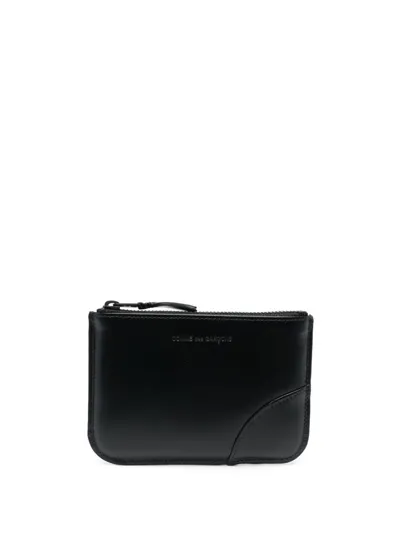 Comme Des Garçons Very Black Leather Zip Wallet