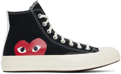 Comme Des Garçons Play Black Converse Edition Chuck 70 High Top Sneakers