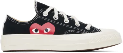 Comme Des Garçons Play Black Converse Edition Chuck 70 Low Top Sneakers