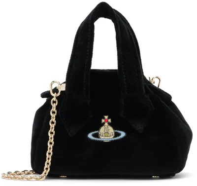 Vivienne Westwood Black Mini Yasmine Bag