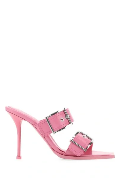 Alexander Mcqueen Sandali-40 Nd  Female In Pink