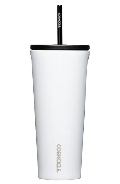 Corkcicle Insulated Cold Cup In Gloss White