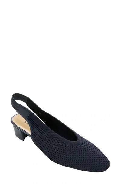 Vaneli Abira Slingback Pump In Navy