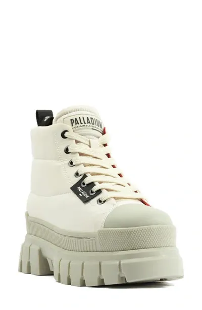 Palladium Revolt Overcush Boot In White