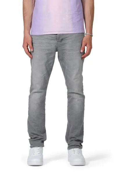 Purple Brand Straight Leg Jeans In Faded Grey Aged223