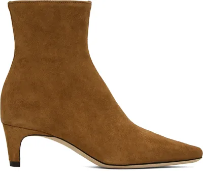 Staud Tan Wally Ankle Boots