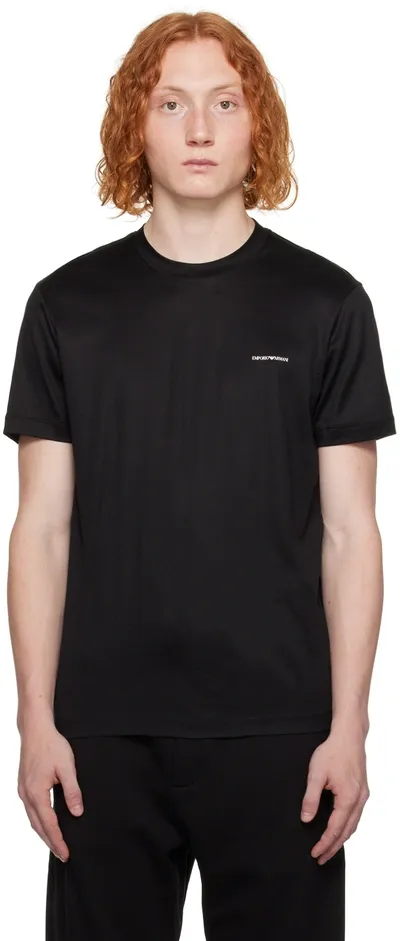 Emporio Armani Essential Black T-shirt