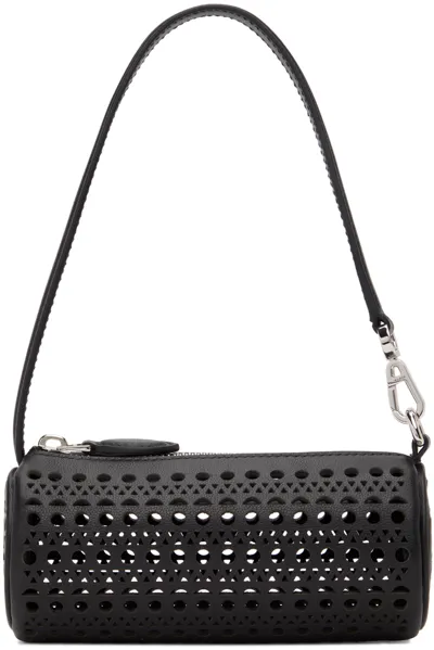 Alaïa Black Mini Tube Bag In 999 Noir