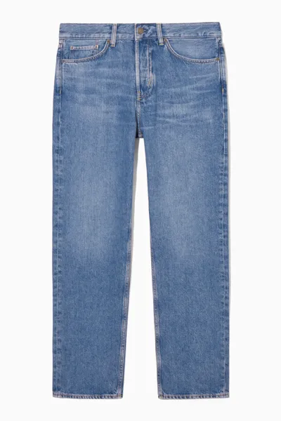 Cos Regular-fit Straight-leg Jeans In Blue