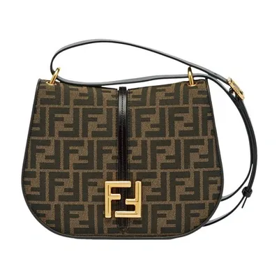 Fendi C'mon Medium Bag In Marron