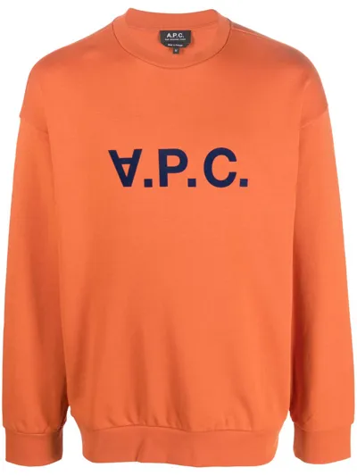 Apc Sweat Eliot In Orange