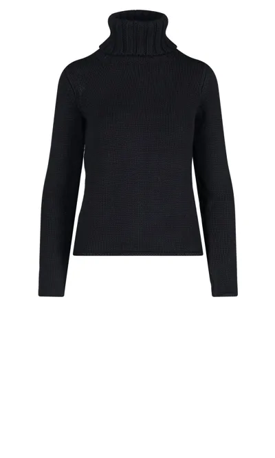 Zanone Turtleneck Jumper In Black