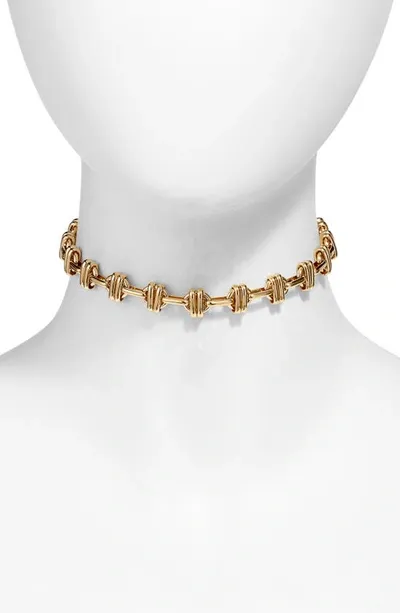 Child Of Wild Serket Goddess Chain Choker Necklace In Gold