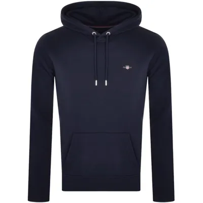 Gant Regular Shield Hoodie Navy